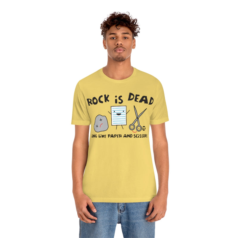 Load image into Gallery viewer, Rock Is Dead Unisex Tee
