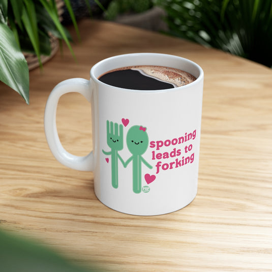 Spooning Leads To Forking Mug