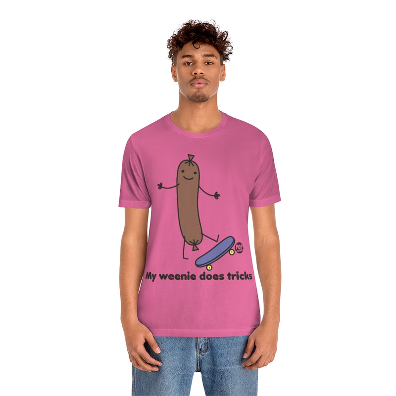 Load image into Gallery viewer, My Weenie Does Tricks Unisex Tee

