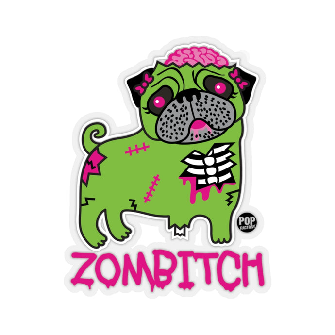 Zombitch Pug Sticker