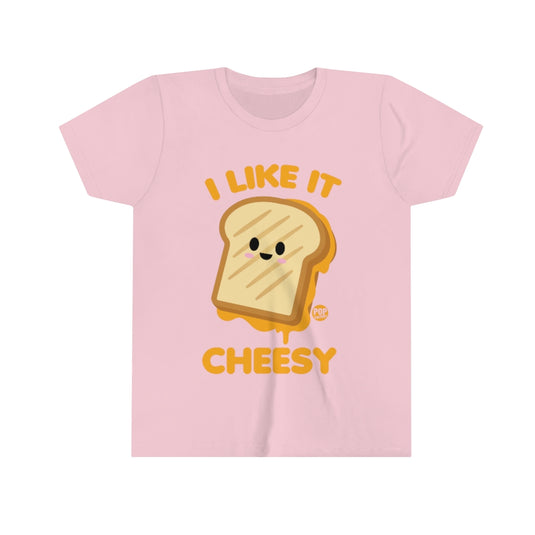 I Like It Cheesy Grilled Cheese Youth Short Sleeve Tee