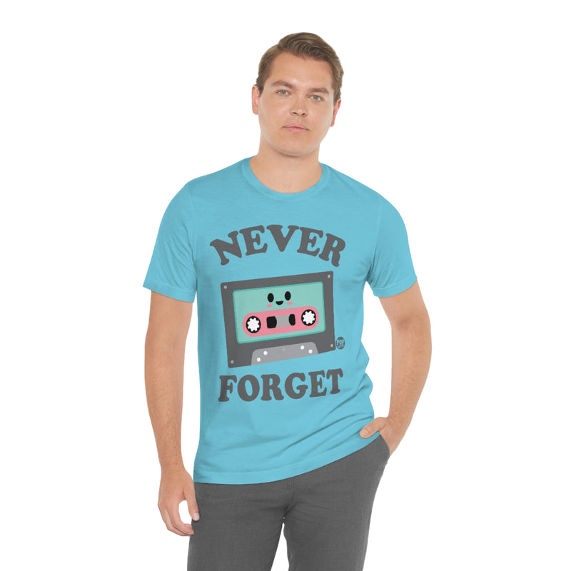 Load image into Gallery viewer, Never Forget Cassette Tape Unisex Tee
