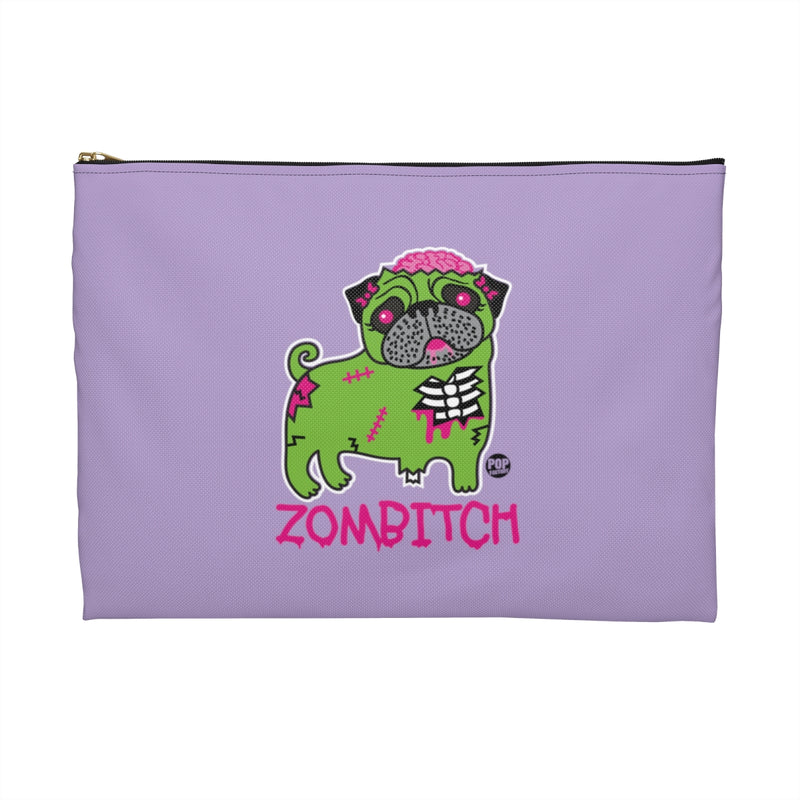 Load image into Gallery viewer, Zombitch Pug Zip Pouch

