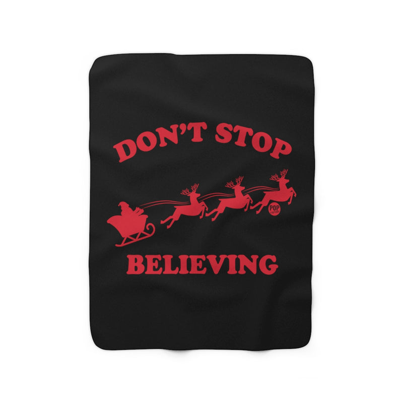 Load image into Gallery viewer, Don&#39;t Stop Believing Santa Blanket

