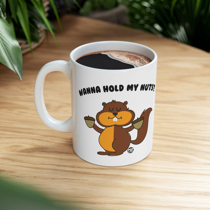 Load image into Gallery viewer, Wanna Hold My Nuts Mug
