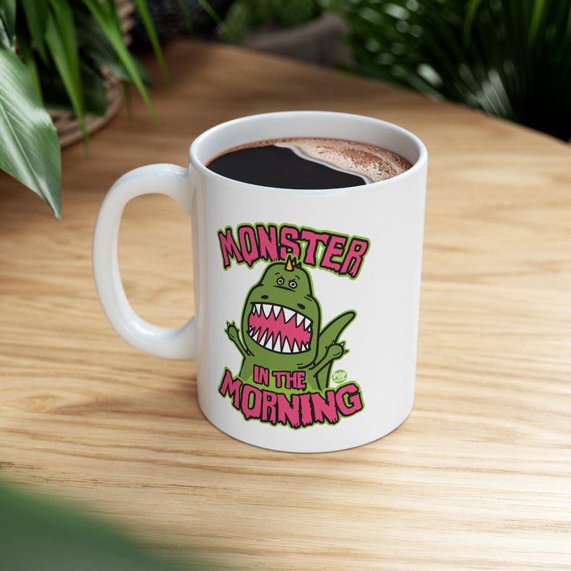 Load image into Gallery viewer, Monster In The Morning Dino Mug
