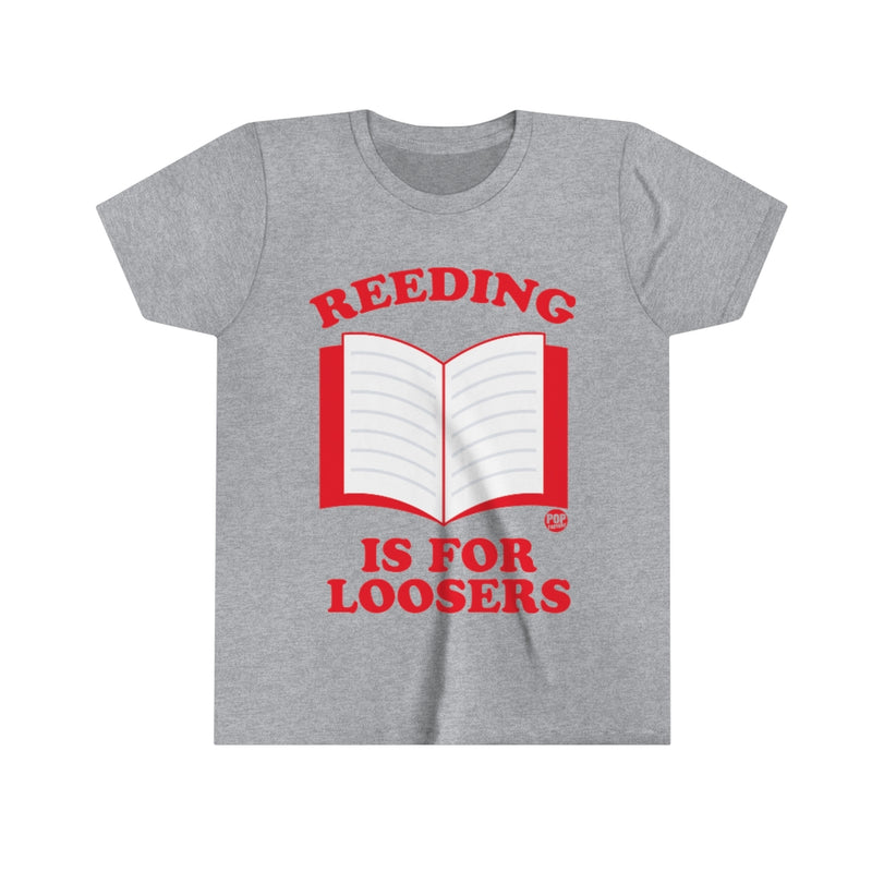 Load image into Gallery viewer, Reeding For Loosers Youth Short Sleeve Tee
