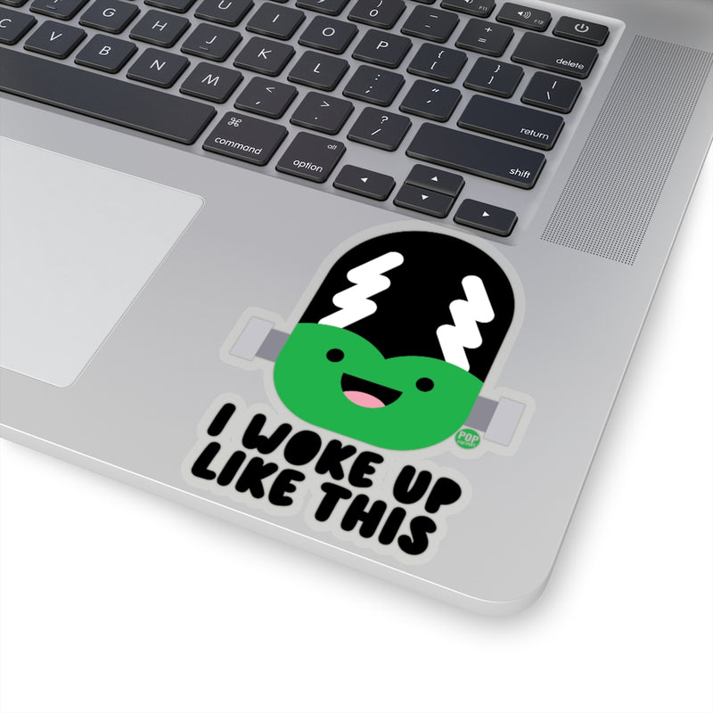 Load image into Gallery viewer, I Woke Up Like This Bride Frankenstein Sticker
