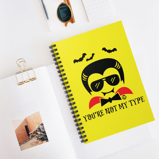 Not My Type Dracula Notebook