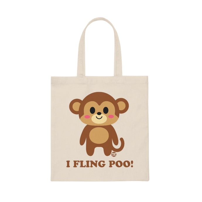 I Fling Poo Monkey Tote