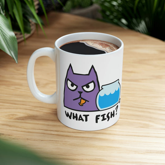 What Fish Cat Coffee Mug