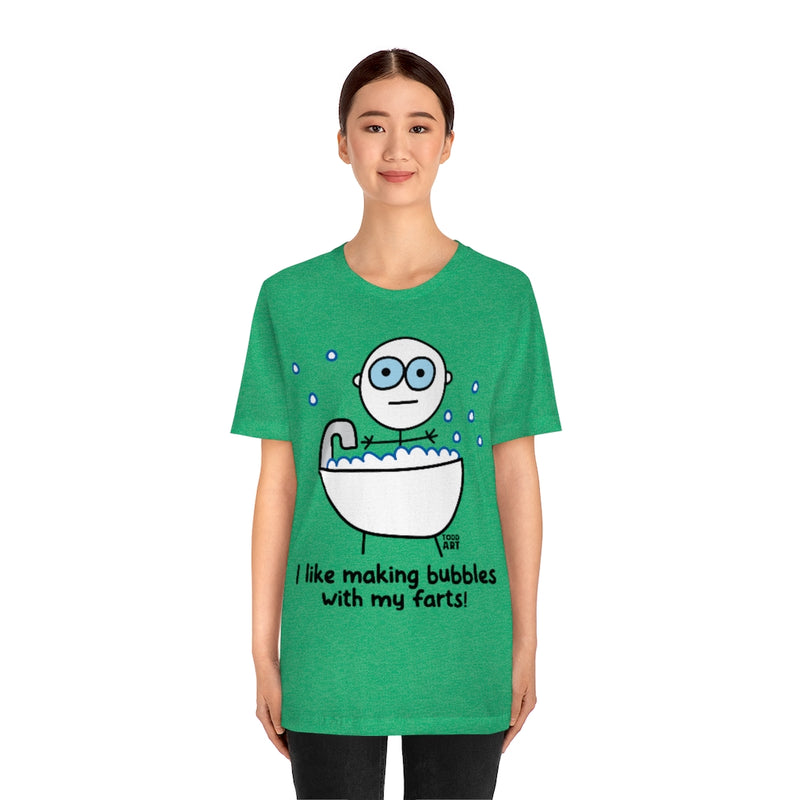 Load image into Gallery viewer, Stickboy Fart Bubbles Unisex Tee
