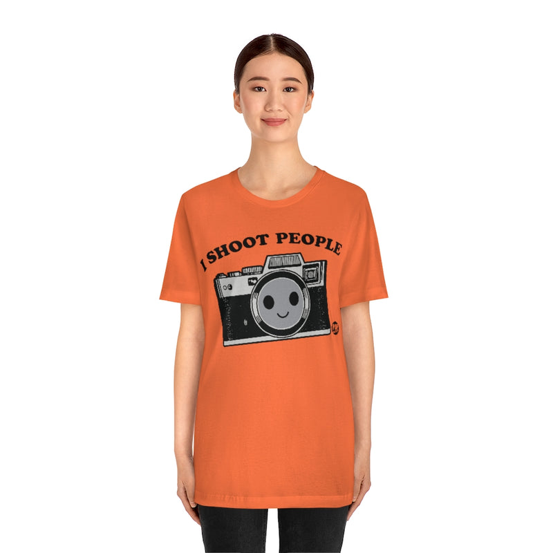 Load image into Gallery viewer, I Shoot People Unisex Tee
