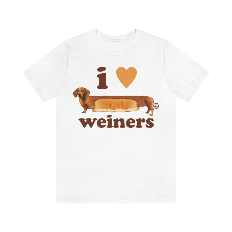 Load image into Gallery viewer, I Love Weiners Dog Unisex Tee
