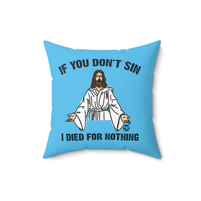 Jesus Sin Pillow