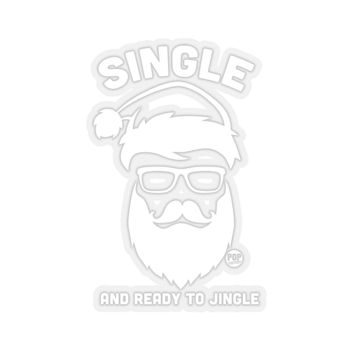 Single Ready Jingle Santa Sticker