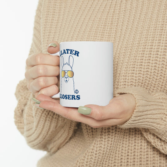 Llater Llosers Llama Mug