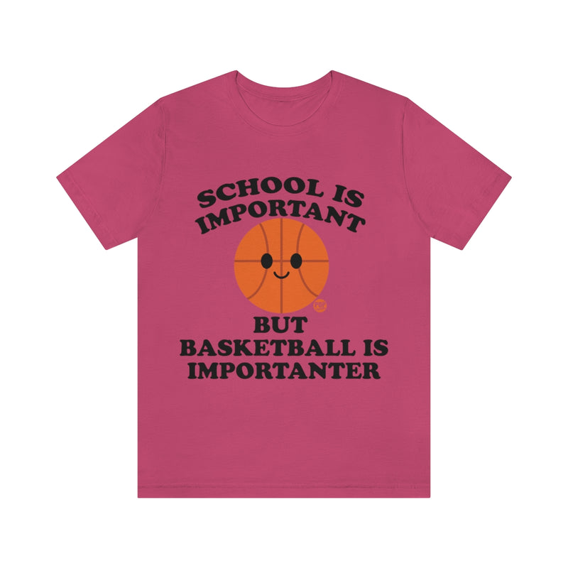 Load image into Gallery viewer, Basketball is Importanter Unisex Tee
