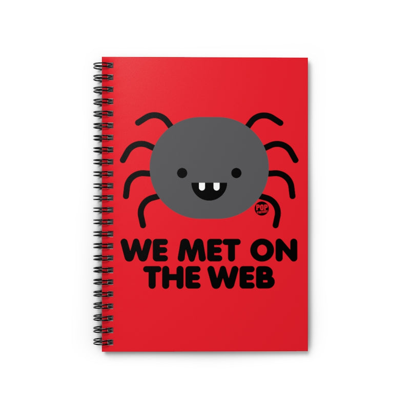 Load image into Gallery viewer, We Met On Web Spider Notebook
