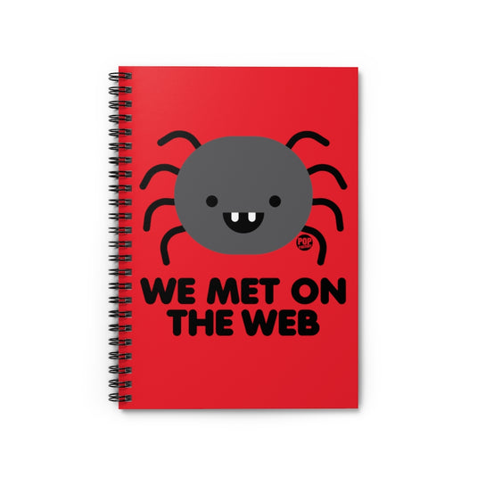 We Met On Web Spider Notebook