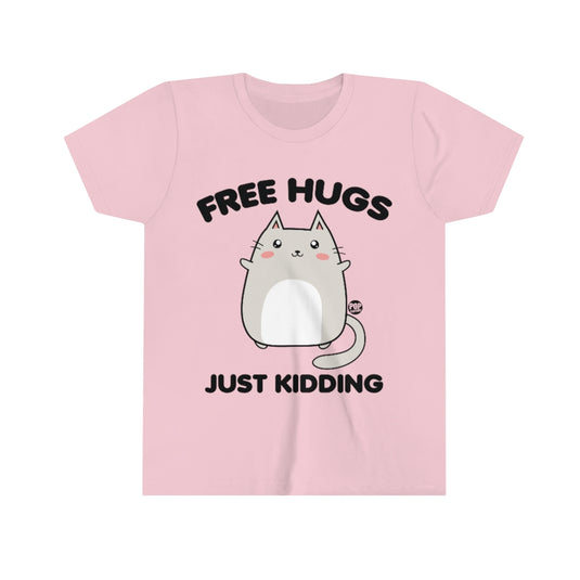 Free Hugs Cat Youth Short Sleeve Tee