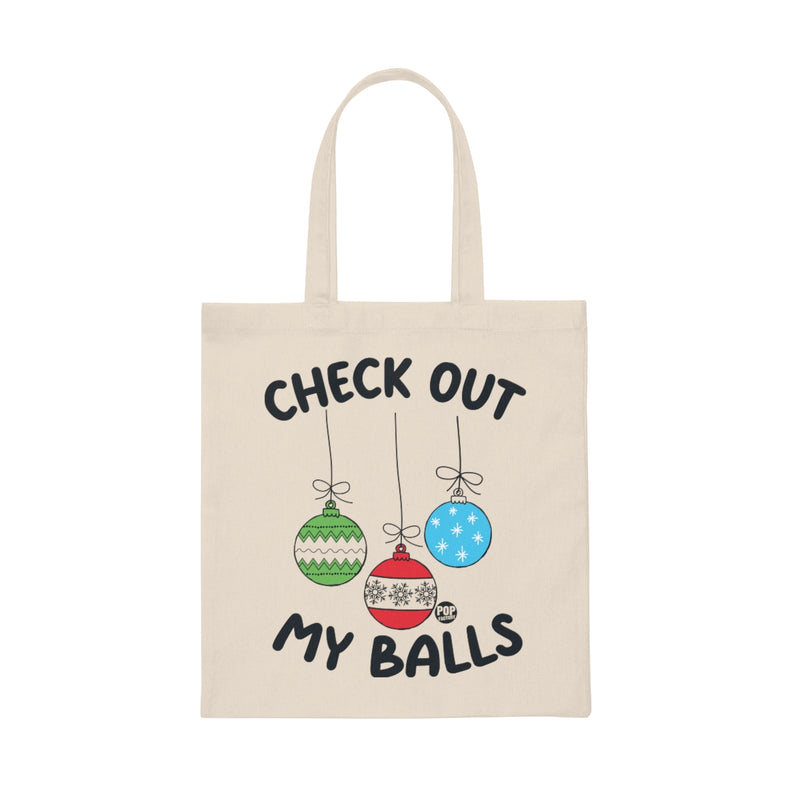 Load image into Gallery viewer, Check Out My Balls Xmas Tote

