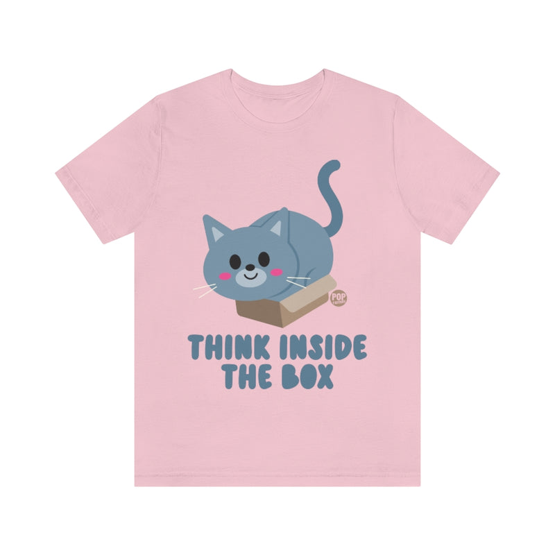 Load image into Gallery viewer, Think Inside The Box Cat Unisex Tee
