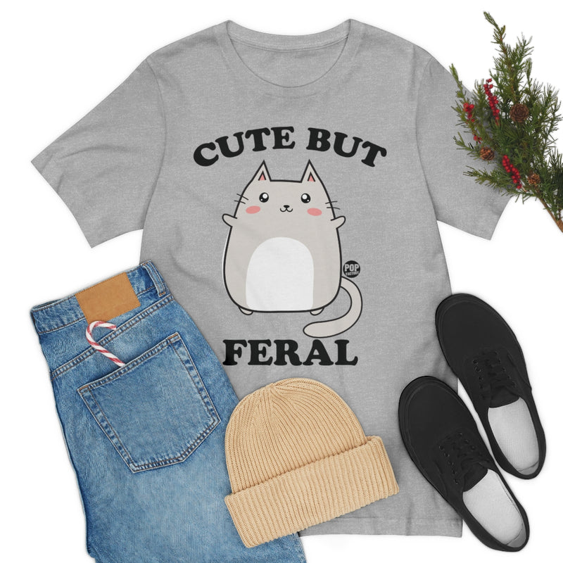 Load image into Gallery viewer, Cute But Feral Unisex Tee
