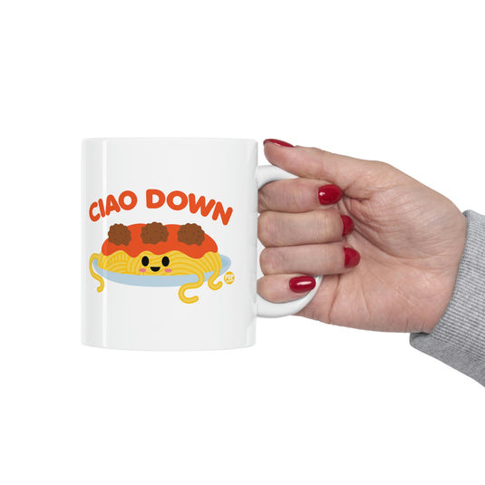 Ciao Down Coffee Mug