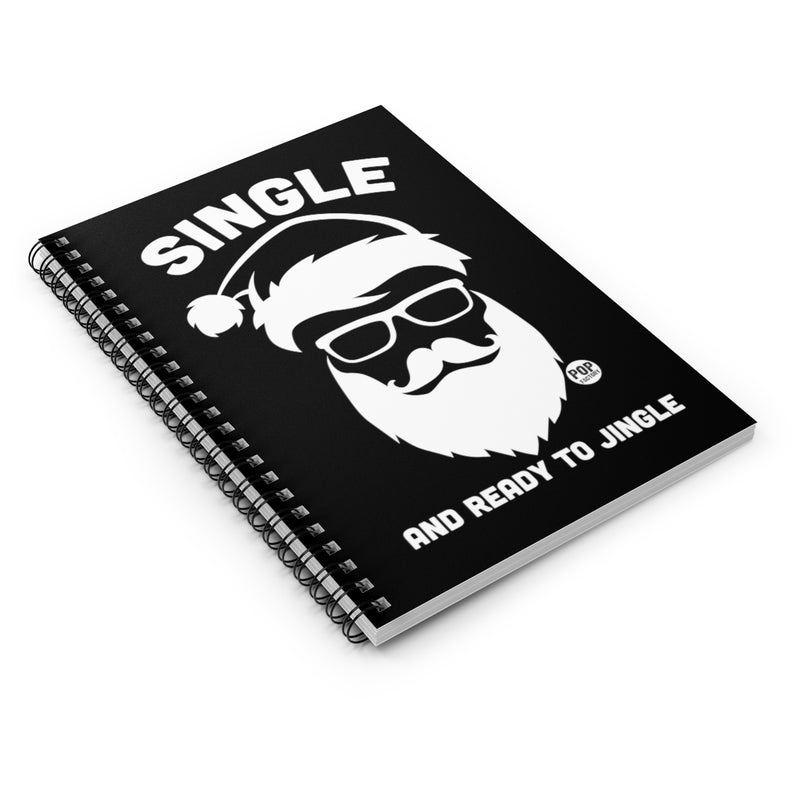 Load image into Gallery viewer, Single Ready Jingle Santa Notebook
