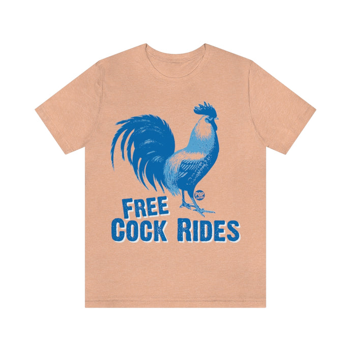 Free Cock Rides Unisex Tee