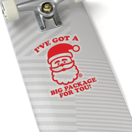 Santa Big Package Sticker