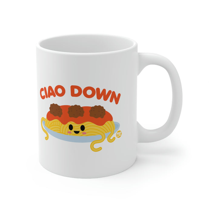 Ciao Down Coffee Mug