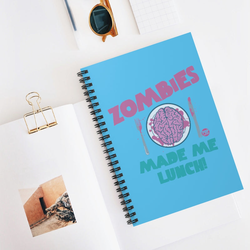 Load image into Gallery viewer, Zombies Made Lunch Notebook
