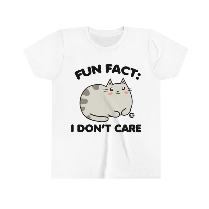 Load image into Gallery viewer, Fun Fact Cat Youth Short Sleeve Tee
