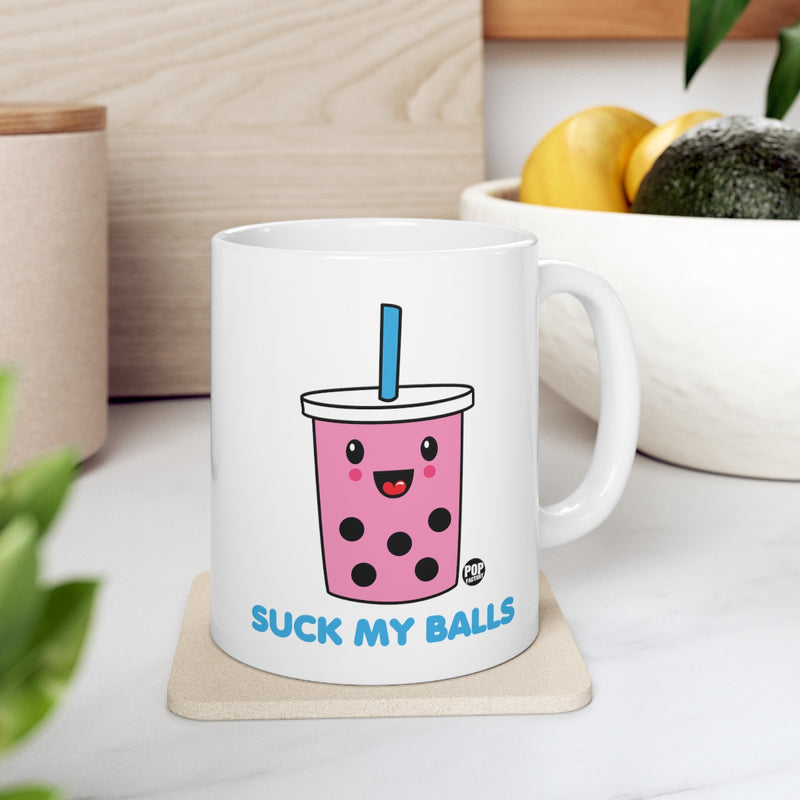 Load image into Gallery viewer, Suck My Balls Boba Mug
