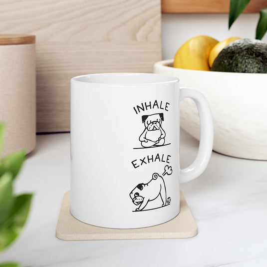 Inhale Exhale Dog Mug