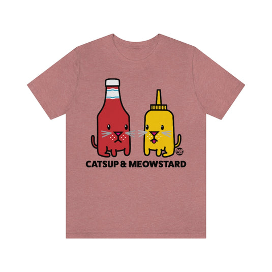 Catsup And Meowstard Unisex Tee