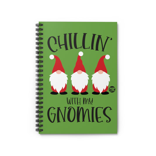 Chillin With My Gnomies Xmas Notebook