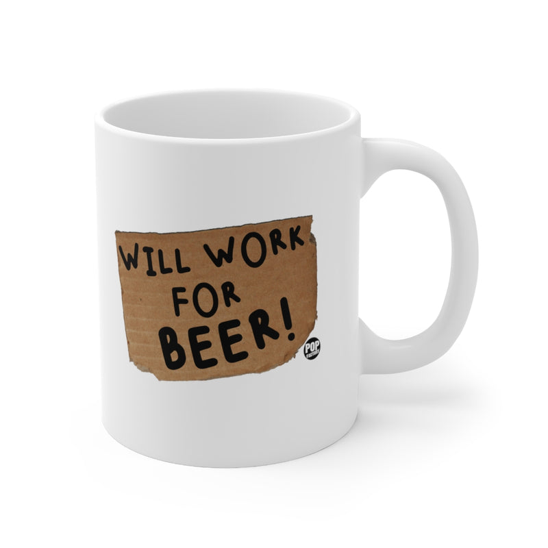 Load image into Gallery viewer, Will Work For Beer Mug
