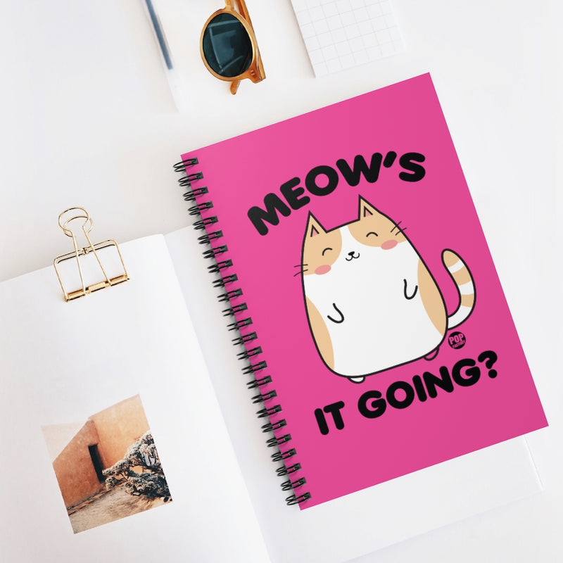 Load image into Gallery viewer, Meow&#39;s It Going Notebook
