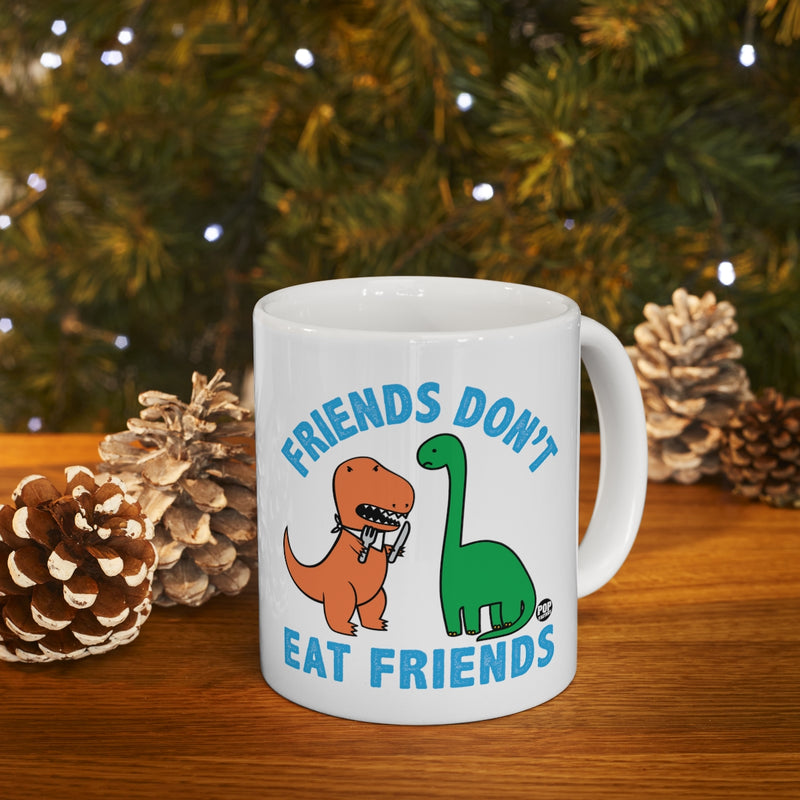 Load image into Gallery viewer, Friends Don&#39;t Eat Friends Dinos Mug
