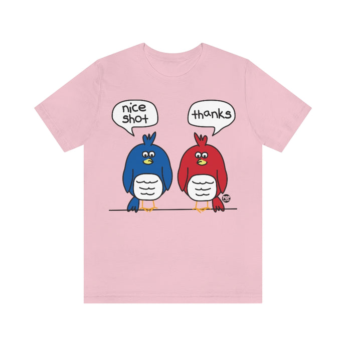 Nice Shots Birds Unisex Tee