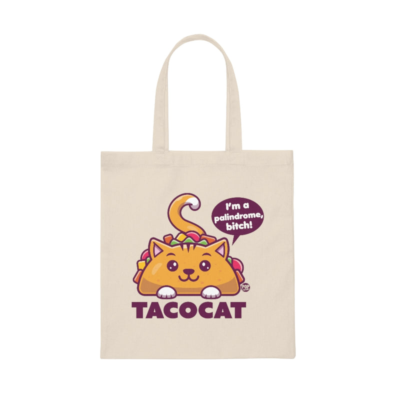 Load image into Gallery viewer, Tacocat Palindrome  Tote

