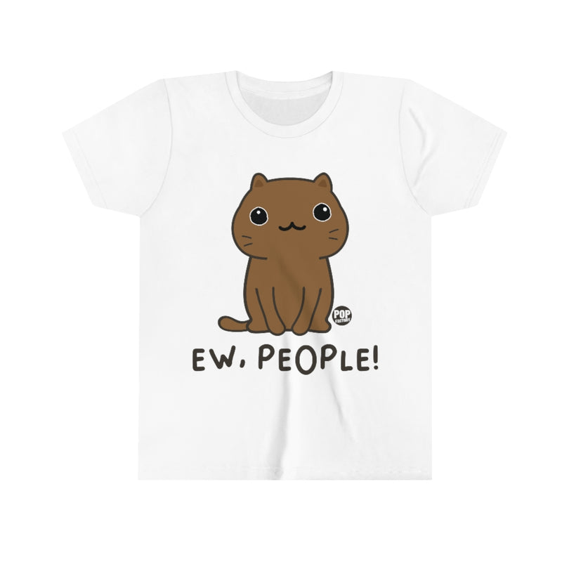 Load image into Gallery viewer, Ew People Cat Youth Short Sleeve Tee
