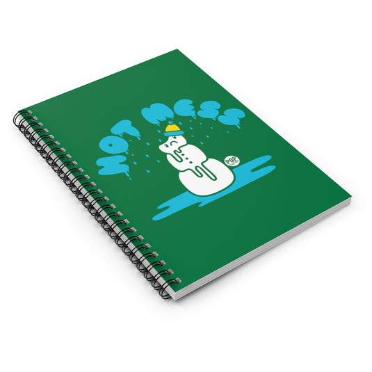 Hot Mess Snowman Notebook