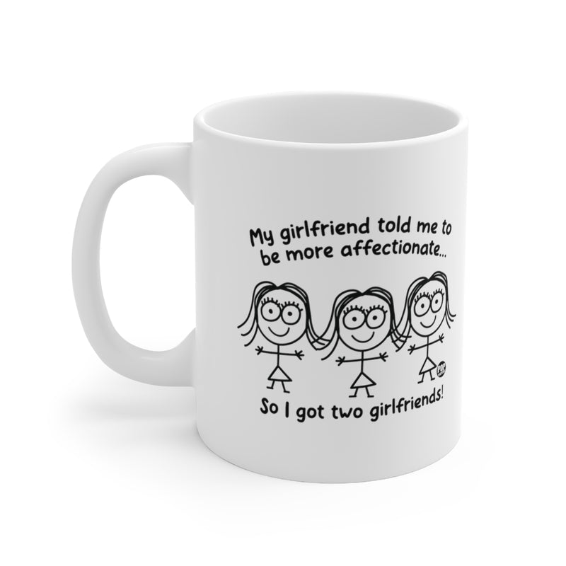 Load image into Gallery viewer, Two Girlfriends Girl Mug
