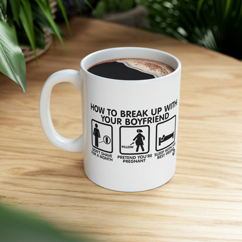 Load image into Gallery viewer, How To Break Up With Boyfriend Mug
