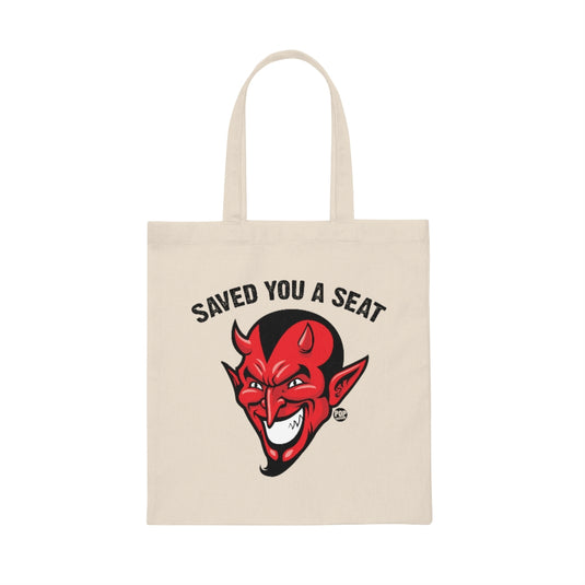 Saved You A Seat Devil Tote