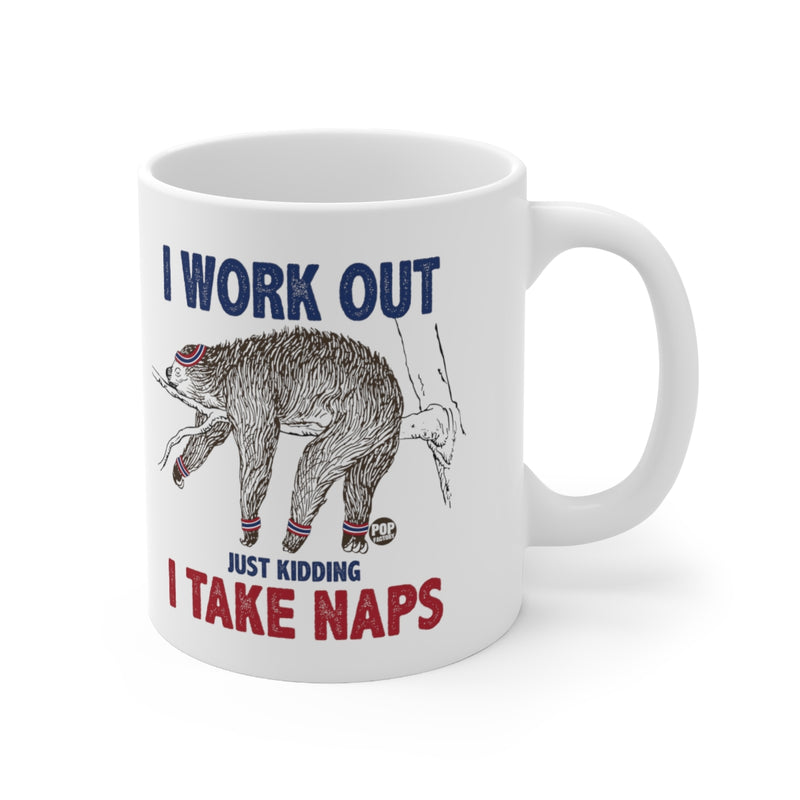 Load image into Gallery viewer, I Work Out Sloth Mug
